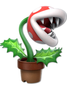 Artwork de la Planta Piraña en Super Smash Bros. Ultimate