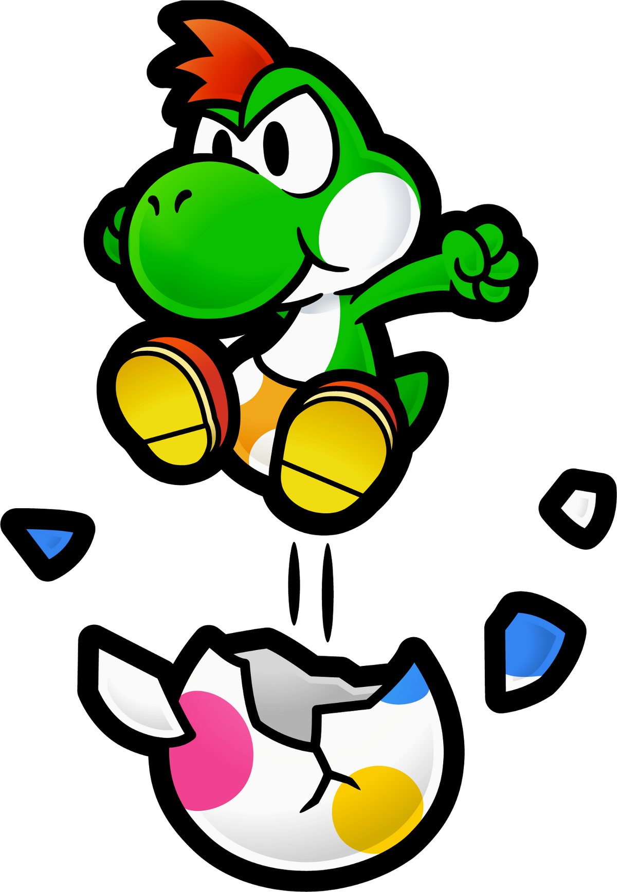 Yoshi Egg Sticker - Yoshi Egg Bounce - Discover & Share GIFs