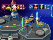Gameplay of  traveling in the  board
