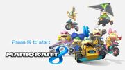 Mario Kart 8 Title Screen (Koopalings)