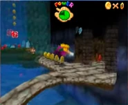 Wario traversing the Cavern.