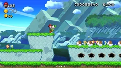 Las colinas de Yoshi NSMB.U