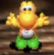 The Yellow Yoshi in Yoshi's Story.
