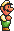 Fire Luigi's sprite for Super Mario Bros. 3