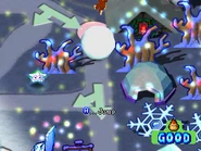 ChillyWatersSnowballJump.png (56 KB) Donkey Kong jumping over a snowball