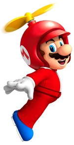 NSMBW Artwork Propeller-Mario