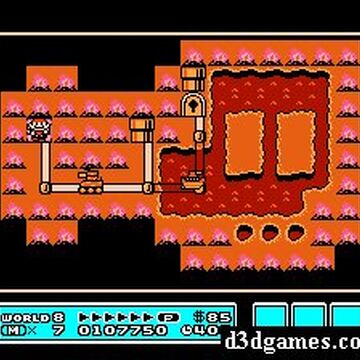 Super Mario Bros 3 World 8 Map