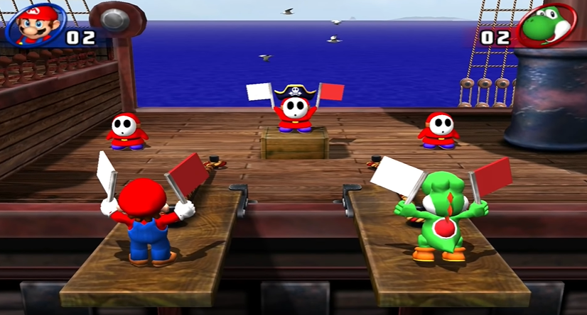 Raise Pirate Flag GIF - Raise Pirate Flag Mario - Discover & Share