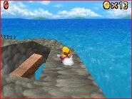 Wario near the Mountain's peak.