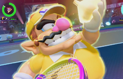 Wario en Mario Tennis Aces