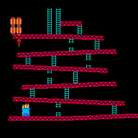 The full map of 25m used in the microgame, but the lower half goes unused
