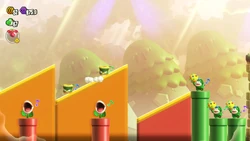 SMBW Screenshot Halbfinal-Test Piranha-Reprise