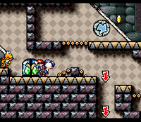 SMW2 Screenshot Super Koopas Schloss