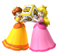 Prinzessin Peach und Prinzessin Daisy