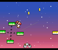 SMW2 Screenshot Lift Ballett