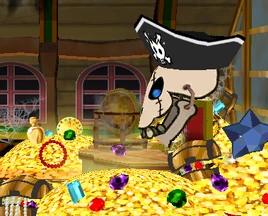 Cortez with treasure