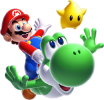 MarioYoshiLuma SuperMarioGalaxy2