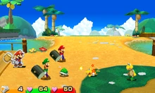 Beach Koopas, as they appear in Mario & Luigi: Paper Jam
