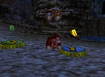DK64 Screenshot Kristall Kaverne Donkey Kong Bananen 2