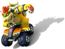 Bowser sur son quad