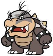 Artwork oficial de Morton Paper Mario: Color Splash.