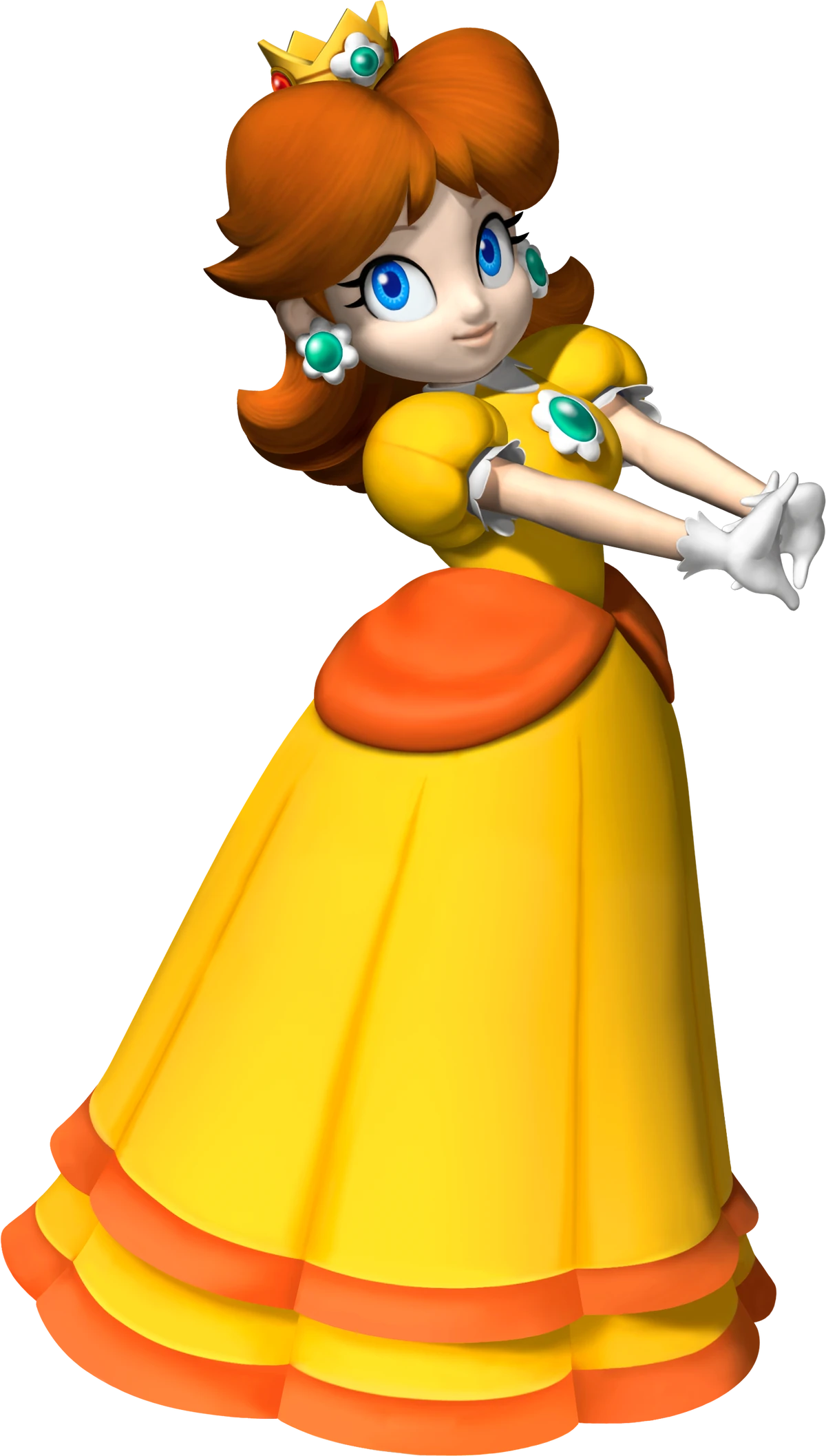 黛西公主| Mario 维基| Fandom, image size:1200x2115