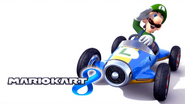 Mario Kart 8 Title Screen (Luigi)