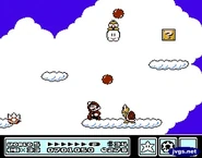 Un Pinchón y Lakitu lanzando huevos de Pinchones en Super Mario Bros. 3