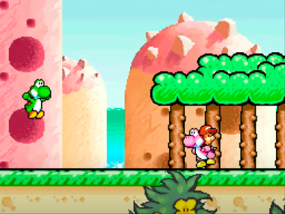 yoshi egg with pink png on We Heart It