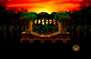 Kongo Jungle as seen in Super Smash Bros..