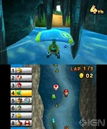 MK7 Screen 24.jpg (75 KB) Yoshi in Cheep Cheep Lagoon using a different style of hang glider.