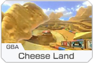 The Cheese Land icon in Mario Kart 8