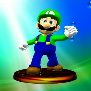 Luigi trophy ssbm