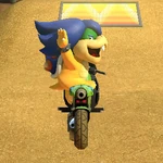 MK8 Screenshot Ludwig von Koopa Sprungturbo Bike 2