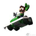 Luigi em Mario Kart DS.