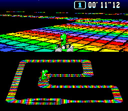 mario kart rainbow road mario kart rainbow road