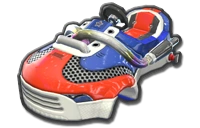 Corps Sneakart rouge bleu