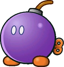 GigaBob-omb - Paper Mario - La Porte Millénaire