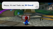 Bill Board's appearance in Super Mario Galaxy