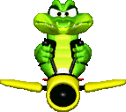 Krunch model from the cancelled Diddy Kong Pilot (2001)