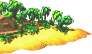 DKC2GBA Screenshot Donkey Kongs Baumhaus.png (31 KB) Donkey Kong Country 2 (Game Boy Advance)