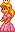 Princess Peach's sprite for Super Mario Bros. and Super Mario Bros.: The Lost Levels