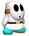 YS Artwork Weißer Shy Guy