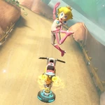 MK8 Screenshot Prinzessin Peach Sprungturbo Bike 3