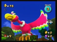 Du bist ja ein schöner Vogel.