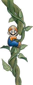 Super Mario Brothers Super Show - Luigi Climbing the Beanstalk, Super Mario  Bros