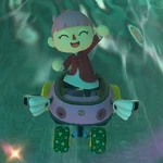 MK8 Screenshot Bewohnerin Sprungturbo Kart 2