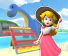 Icône Plage Koopa A avec Peach (vacancière)