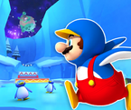 Icon der Rückwärts-Version mit Pinguin-Mario