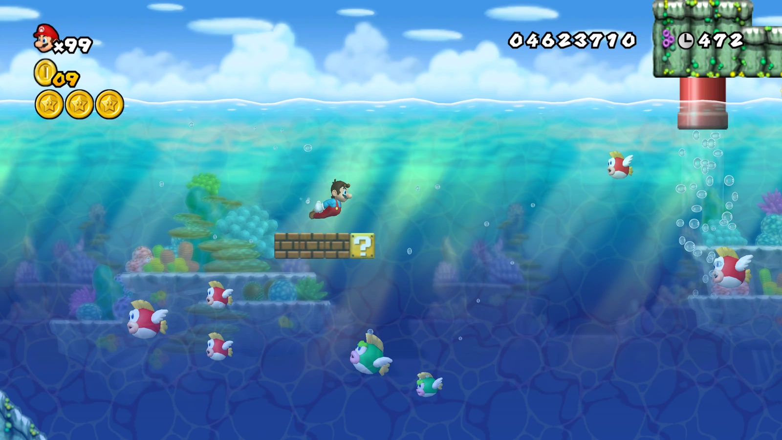 super mario bros wii world 4